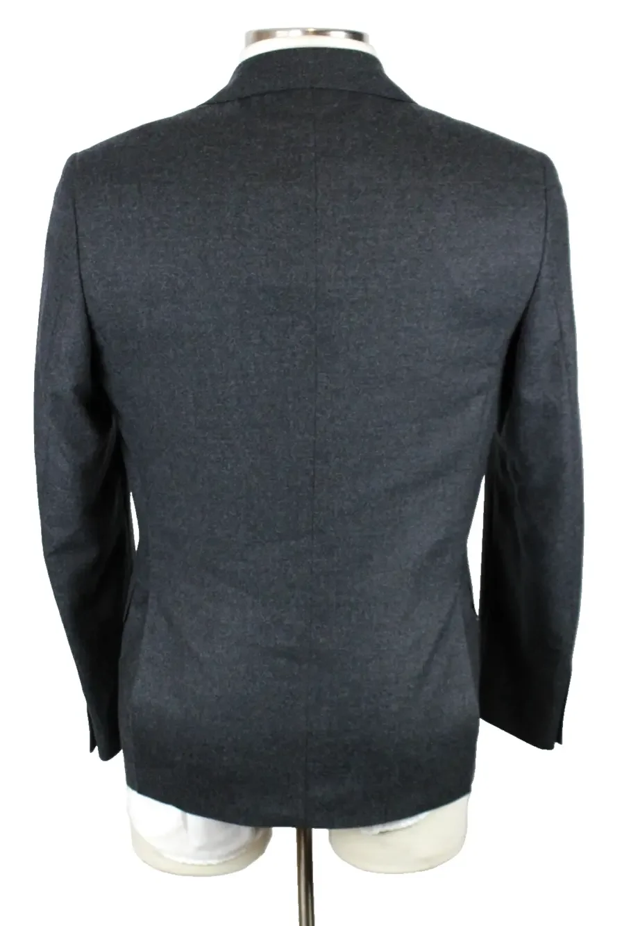 Polo Ralph Lauren Jacket 44 R Mens Grey Wool Modern Fit Sport Coat Blazer New